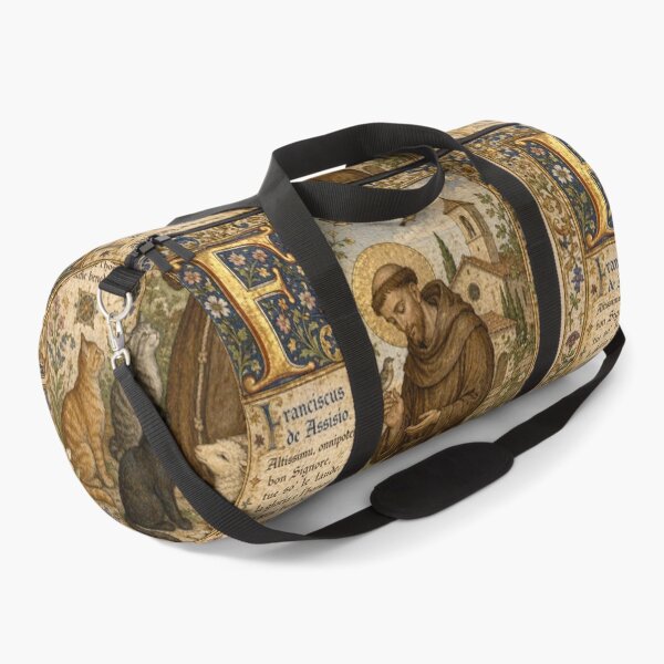 Item preview, Saint Francis of Assisi and the Animals - Medieval Illumination designed and sold by Natalia-Vlad.