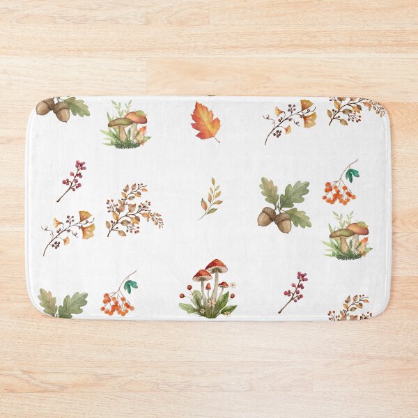 Item preview, Watercolor Fall Botanical Nature  designed and sold by silviaol.