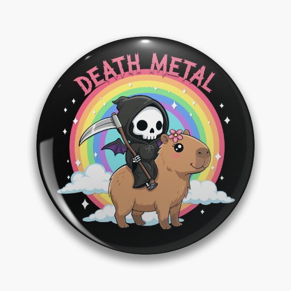 Item preview, Death Metal Capybara, Funny designed and sold by TululaDreams.