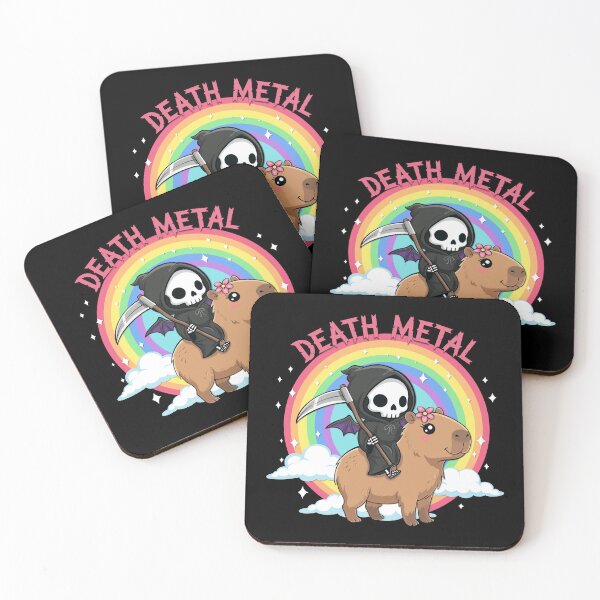 Item preview, Death Metal Capybara, Funny designed and sold by TululaDreams.