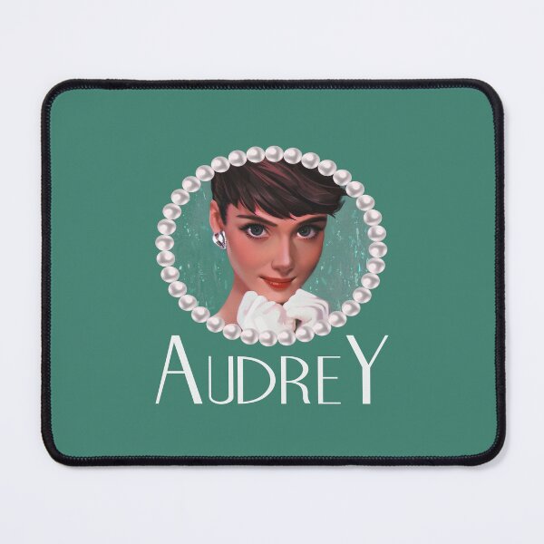 Item preview, Audrey in Pearls (on Teal) designed and sold by PawsitiveMum3.