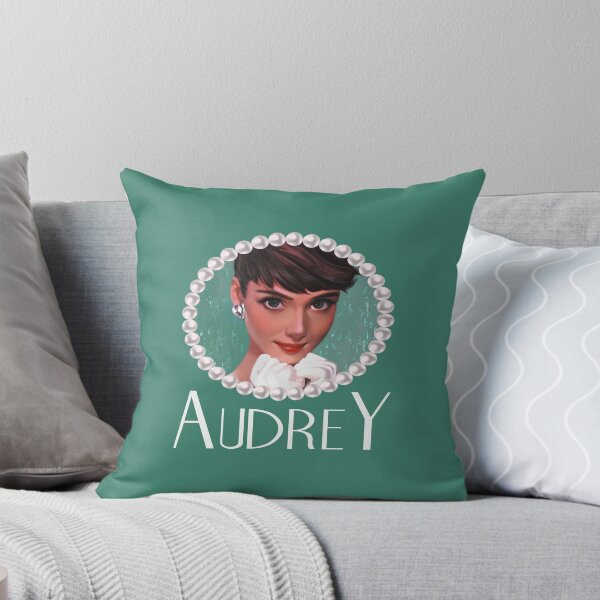 Item preview, Audrey in Pearls (on Teal) designed and sold by PawsitiveMum3.