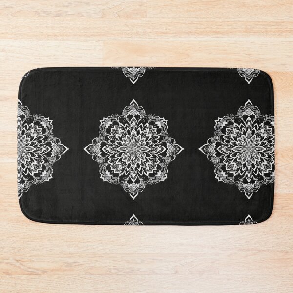 Item preview, Silver Floral Mandala designed and sold by samuel2025.