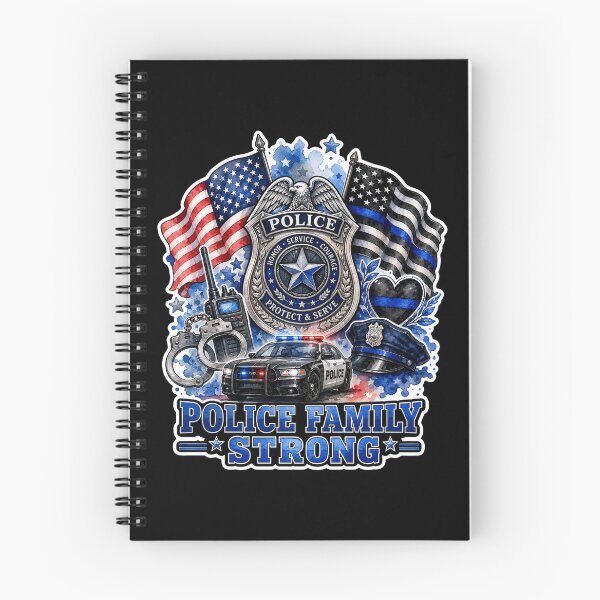 Item preview, Police Family Strong Thin Blue Line American Flag Support Gift designed and sold by ConCeptGifts.