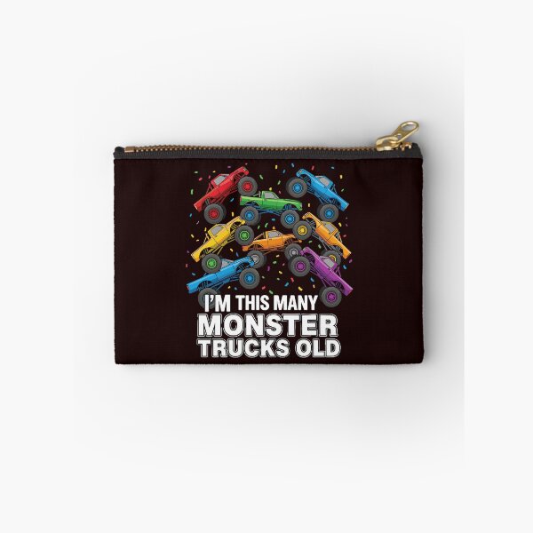 Item preview, I'm This Many Monster Trucks Old Eight Years Old Birthday designed and sold by PopStars1993.