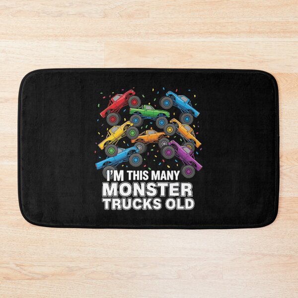 Item preview, I'm This Many Monster Trucks Old Eight Years Old Birthday designed and sold by PopStars1993.