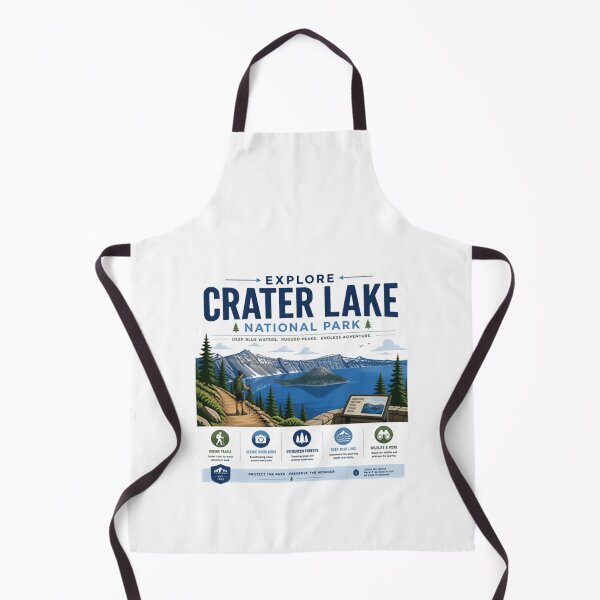 Item preview, Explore Crater Lake National Park Oregon Hiking Camping Travel Souvenir designed and sold by Simsimah26Parks.