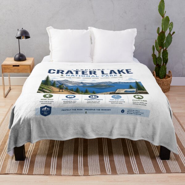 Item preview, Explore Crater Lake National Park Oregon Hiking Camping Travel Souvenir designed and sold by Simsimah26Parks.
