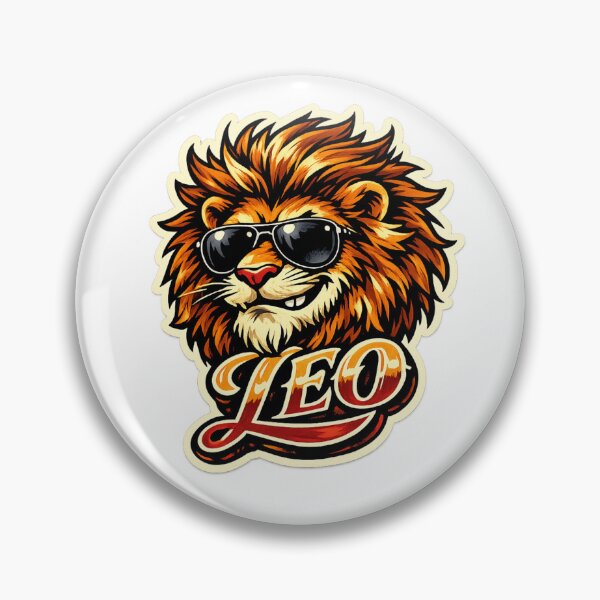 Item preview, Leo – Personalized Cartoon Name Design with Cool Mascot designed and sold by AlexLineArt.
