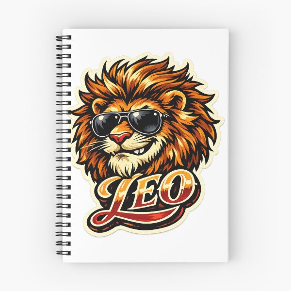 Item preview, Leo – Personalized Cartoon Name Design with Cool Mascot designed and sold by AlexLineArt.