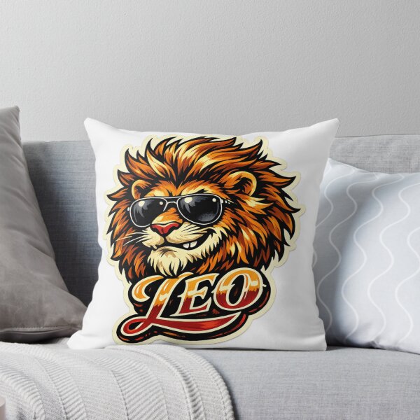 Item preview, Leo – Personalized Cartoon Name Design with Cool Mascot designed and sold by AlexLineArt.