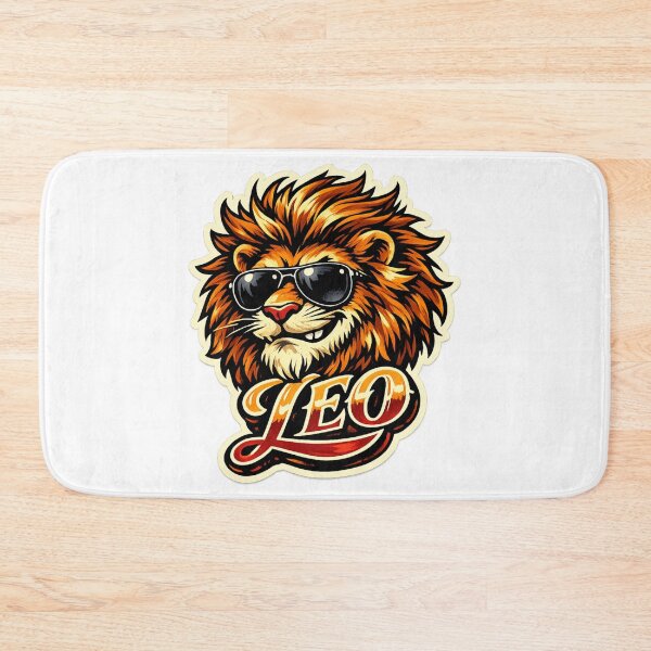 Item preview, Leo – Personalized Cartoon Name Design with Cool Mascot designed and sold by AlexLineArt.
