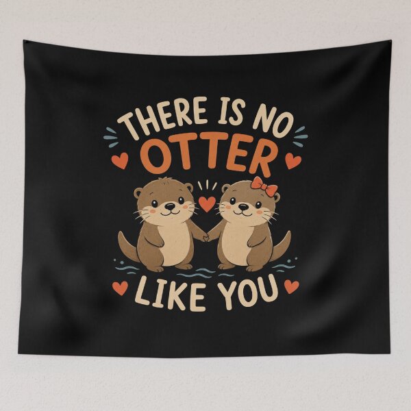 Item preview, There Is No Otter Like You Cute Funny Otter Love Design designed and sold by AMICO77.