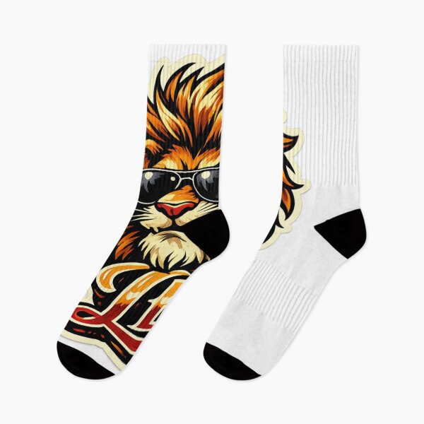 Aperçu de l'œuvre Leo – Design de nom personnalisé de style dessin animé avec une mascotte cool créée et vendue par AlexLineArt.
