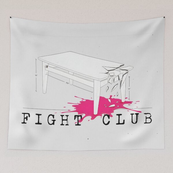 Item preview, Fight Club Broken Coffee Table Architectural Sketch designed and sold by Enea Kelo.