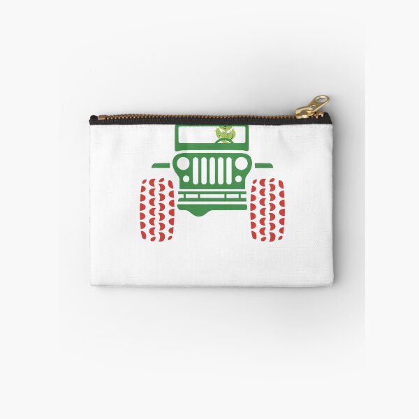 Item preview, Grinch Driving Jeep Holiday Off-Road Design designed and sold by RahniNM.