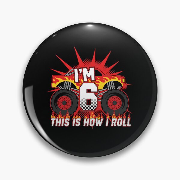 Item preview, I'm 6 This Is How I Roll Monster Truck Six Year Old Birthday designed and sold by PopStars1993.