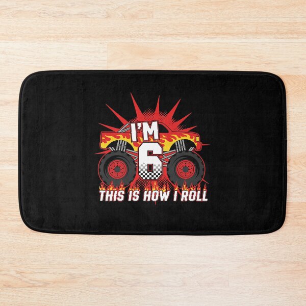 Item preview, I'm 6 This Is How I Roll Monster Truck Six Year Old Birthday designed and sold by PopStars1993.