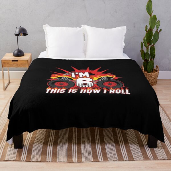 Item preview, I'm 6 This Is How I Roll Monster Truck Six Year Old Birthday designed and sold by PopStars1993.