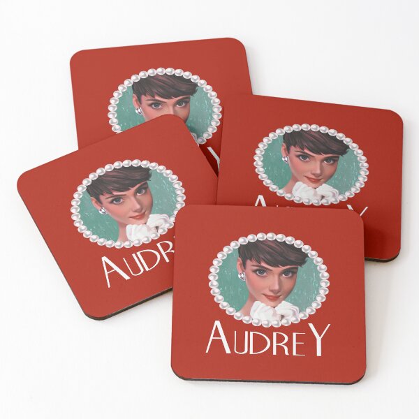 Item preview, Audrey in Pearls (on Red) designed and sold by PawsitiveMum3.
