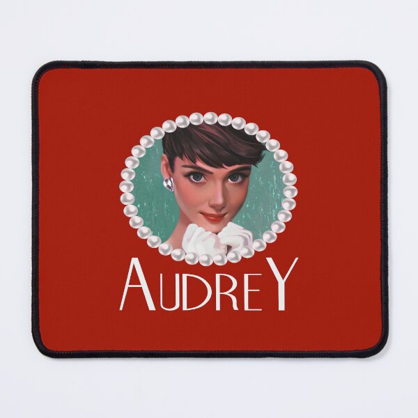 Item preview, Audrey in Pearls (on Red) designed and sold by PawsitiveMum3.