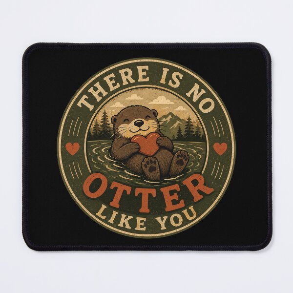 Item preview, Copy of There Is No Otter Like You Cute Funny Otter Love Design designed and sold by AMICO77.
