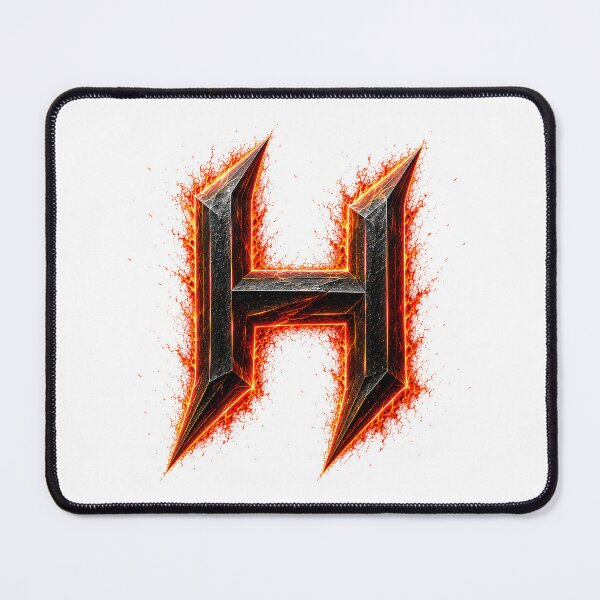 Item preview, InfernoEdge Forge Letter H designed and sold by BlissBlvdShop.