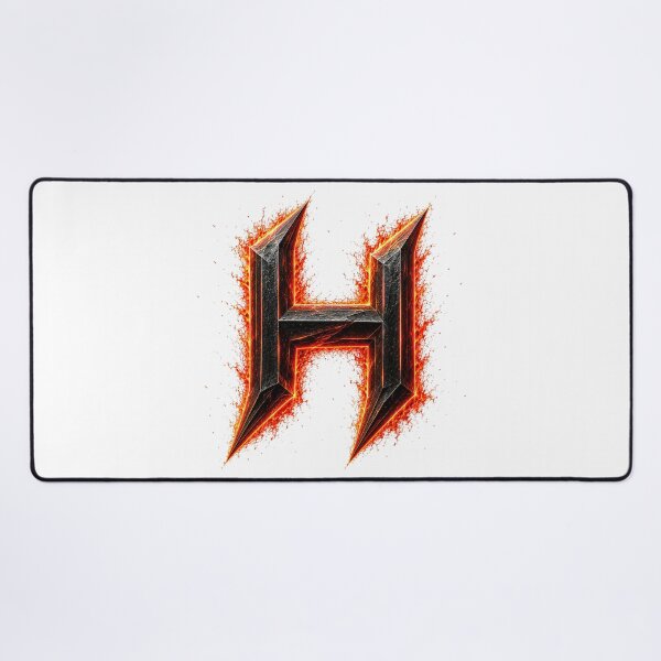 Item preview, InfernoEdge Forge Letter H designed and sold by BlissBlvdShop.