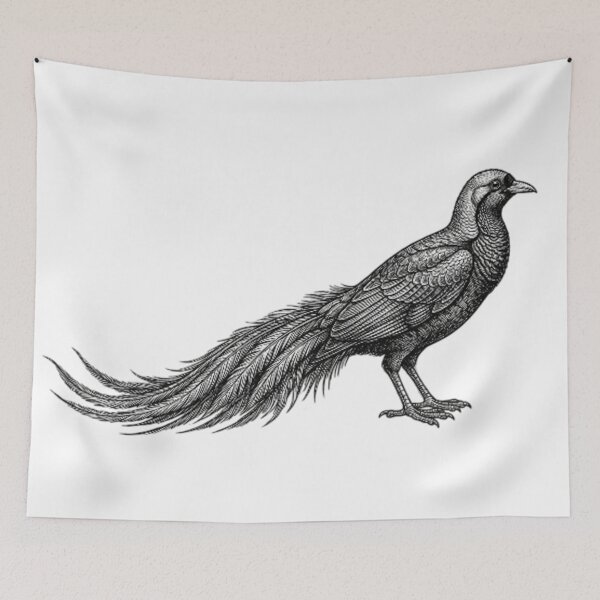 Item preview, Bird of Paradise - Realistic Black and White designed and sold by Minimalisticaly.
