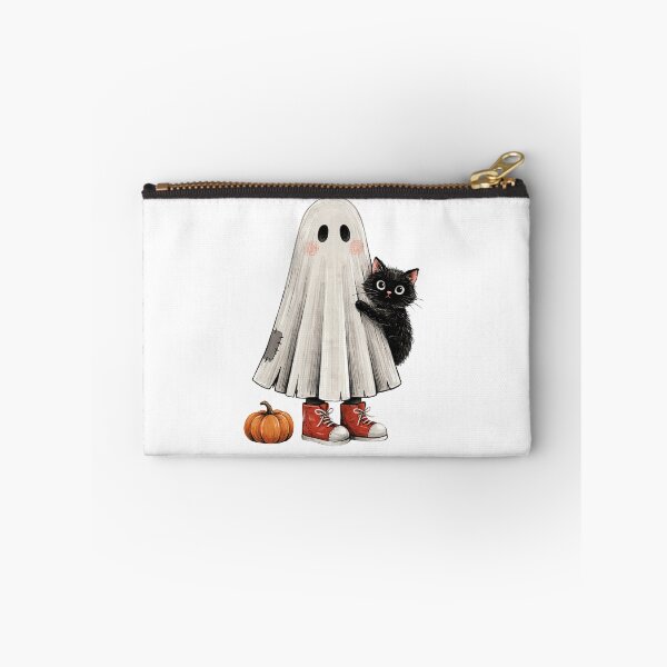 Item preview, ghost with black cat designed and sold by jkrphoto.