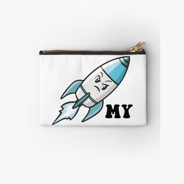 Item preview, I Need My Space Funny Introvert Rocket Ship Pun designed and sold by Foxiquie | Creative Sticker Studio.