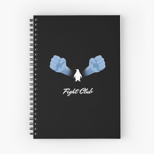 Item preview, Fight Club Slide Penguin Fists Minimalist Cinema Art designed and sold by Enea Kelo.