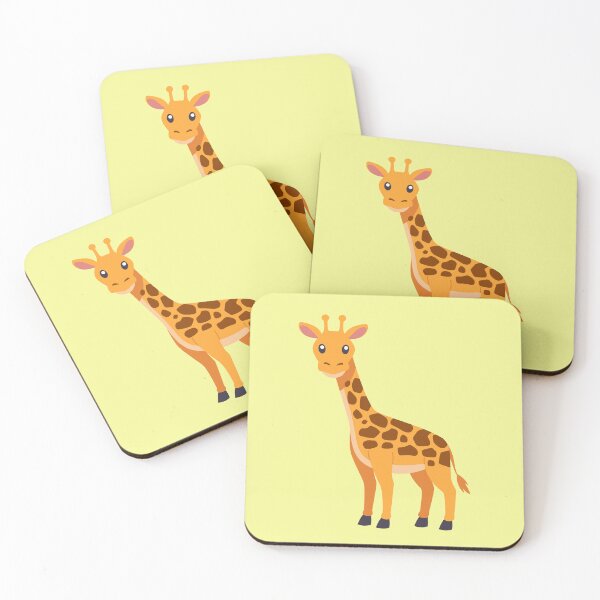 Item preview, Cute Cartoon Giraffe Adorable Safari Animal Art designed and sold by SolutionsArt.