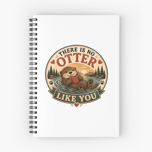 Item preview, There Is No Otter Like You Cute Funny Otter Love Design designed and sold by AMICO77.