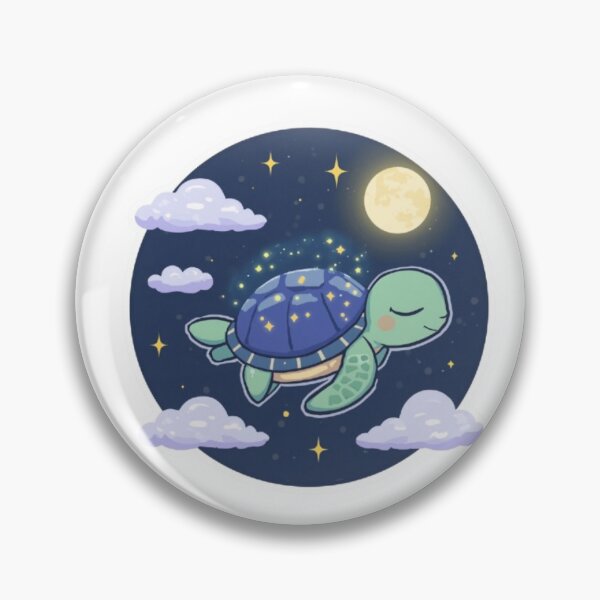 Artikelvorschau, Niedlicher Himmelsschildkröten-Kawaii-Sticker | Verträumter Mond & Sterne entworfen und verkauft von Stylestickers55.