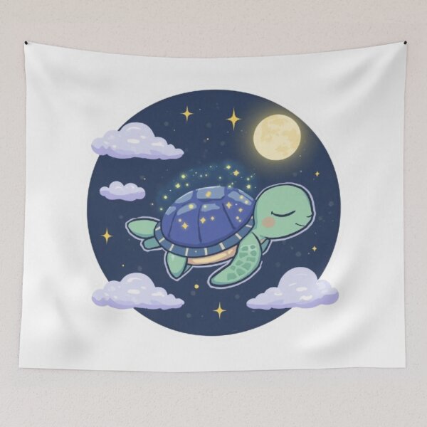 Item preview, Cute Celestial Turtle Kawaii Sticker | Dreamy Moon & Stars designed and sold by Stylestickers55.