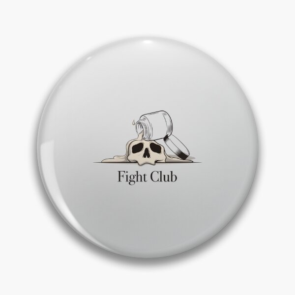 Item preview, Fight Club Melting Coffee Cup Skull Art designed and sold by Enea Kelo.