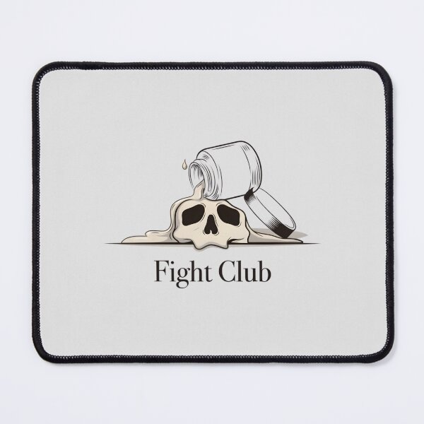 Item preview, Fight Club Melting Coffee Cup Skull Art designed and sold by Enea Kelo.