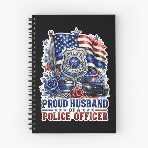 Item preview, Proud Husband Of A Police Officer Thin Blue Line Wife Gift designed and sold by ConCeptGifts.