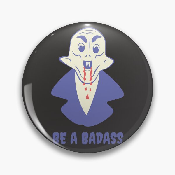 Item preview, Funny Nosferatu Be a Badass Gothic Illustration Purple Edition designed and sold by beboplab.