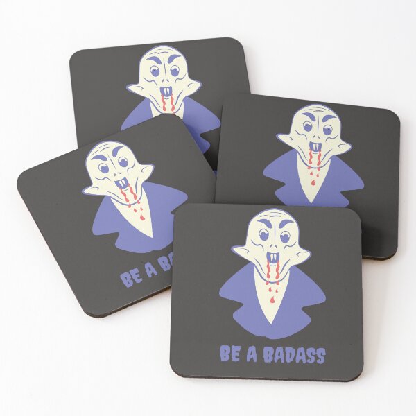 Item preview, Funny Nosferatu Be a Badass Gothic Illustration Purple Edition designed and sold by beboplab.