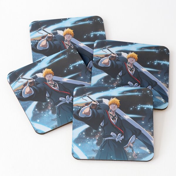 Item preview, Ichigo Kurosaki Blue Energy Art designed and sold by PosterFuel.