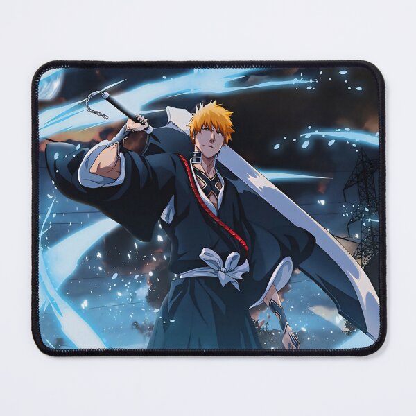 Item preview, Ichigo Kurosaki Blue Energy Art designed and sold by PosterFuel.
