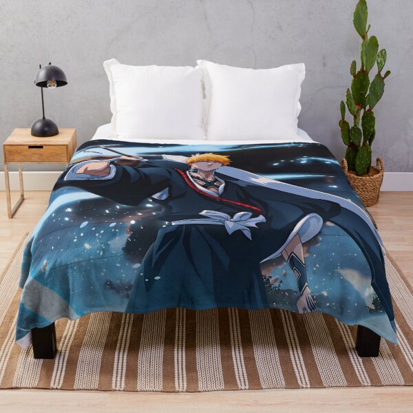 Item preview, Ichigo Kurosaki Blue Energy Art designed and sold by PosterFuel.