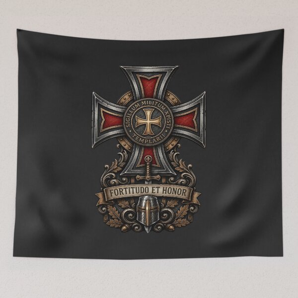 Item preview, Templar Cross Crusader Knight Christian Warrior Medieval Symbol designed and sold by PixelBlob.