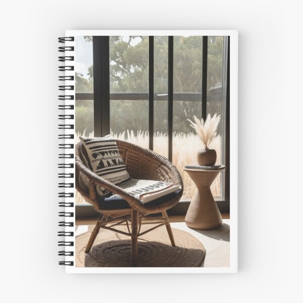 Item preview, Interior - Rattan Chair, Chic Bohemian Aesthetic designed and sold by Reverso-Design.