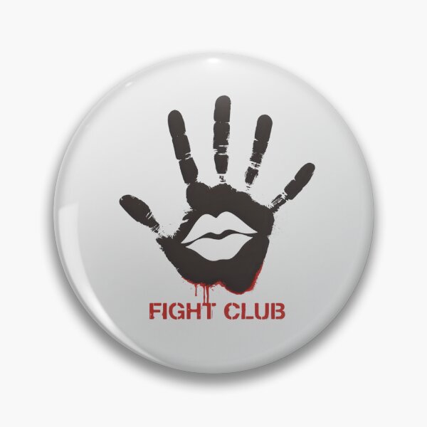 Item preview, Fight Club Handprint Lips Tyler Durden Cinema Art designed and sold by Enea Kelo.