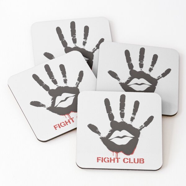 Item preview, Fight Club Handprint Lips Tyler Durden Cinema Art designed and sold by Enea Kelo.