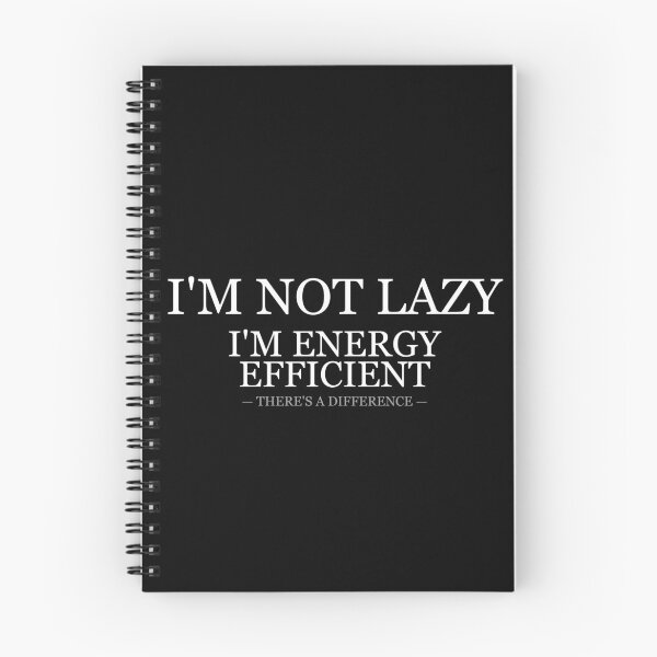 Item preview, Not Lazy Energy Efficient designed and sold by LowKesDesigns.