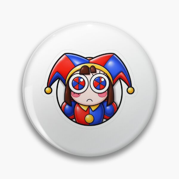 Item preview, Cute Pomni Jester Digital Circus Anime Sticker  designed and sold by klenon.